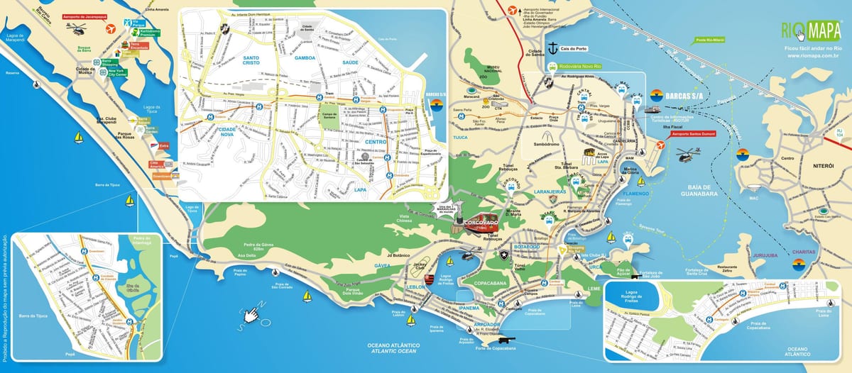 Rio de Janeiro park kartta